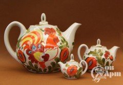 Серия чайников "Золотой петушок"